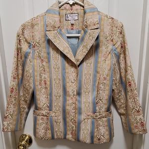 Vintage brocade blazer-sz 6